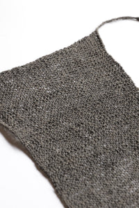 먹 Meok ink-dyed Allo knitted cloth 13 × 55 cm