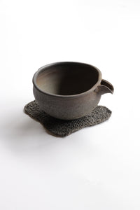 먹 Meok ink-dyed Allo coaster 10 cm