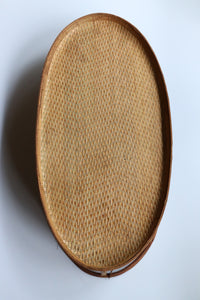 Katu BAMBOO OVAL TABLE｜PLAIN｜97 × 46.5 cm