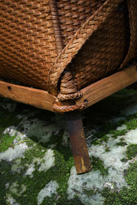 Katu CARRYING BASKET｜EXTRA LARGE WITH LID｜MEDIUM DARK
