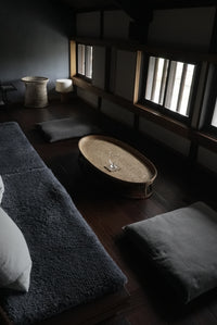 Katu BAMBOO OVAL TABLE｜PLAIN｜97 × 46.5 cm
