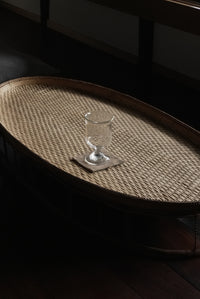 Katu BAMBOO OVAL TABLE｜PLAIN｜97 × 46.5 cm