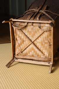Katu CARRYING BASKET｜EXTRA LARGE WITH LID｜MEDIUM DARK