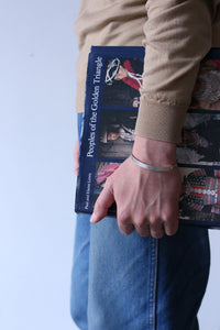 Pwo Karen SILVER BANGLE｜PLAIN / STAMPED